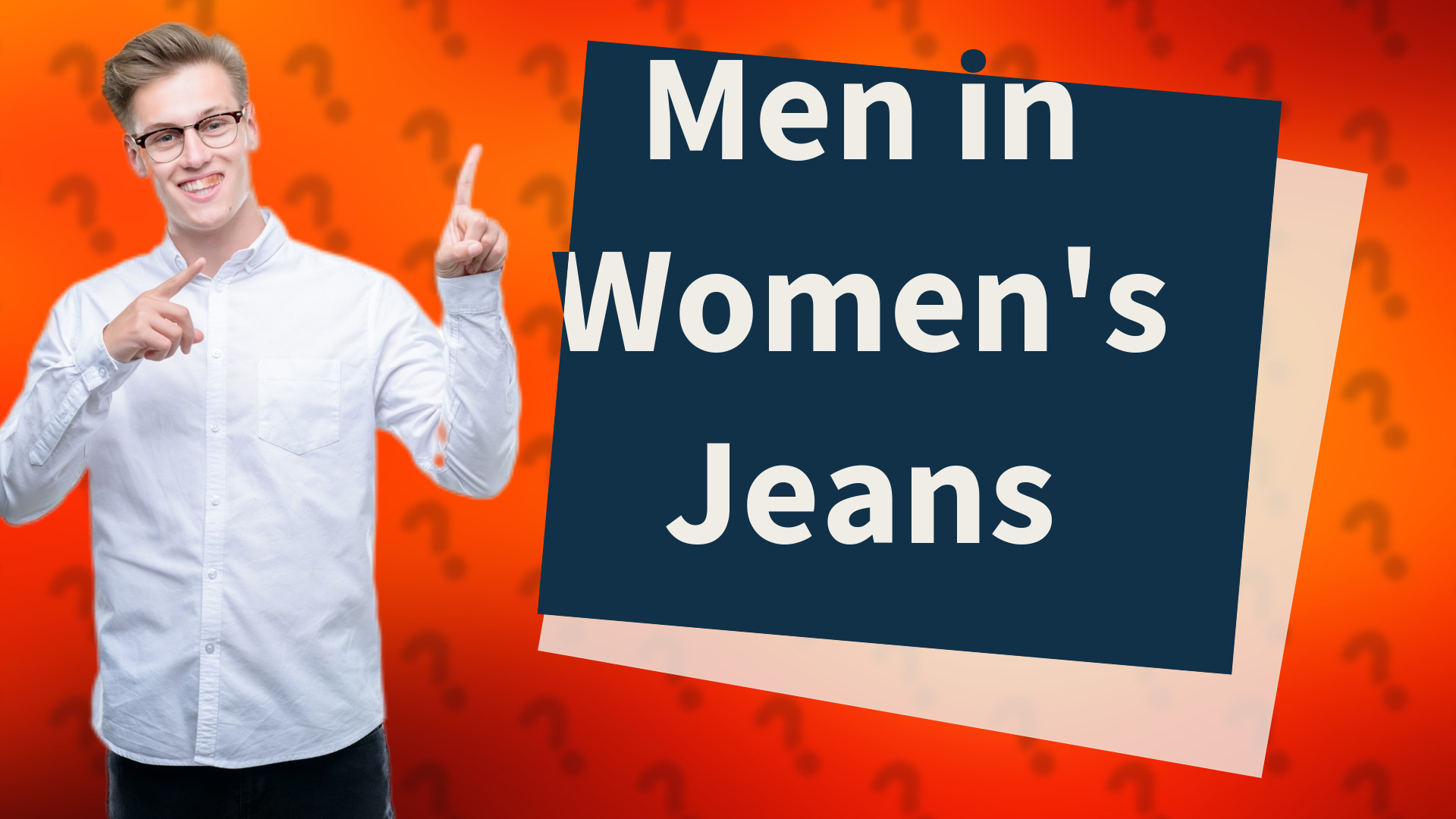 Men in Women's Jeans
