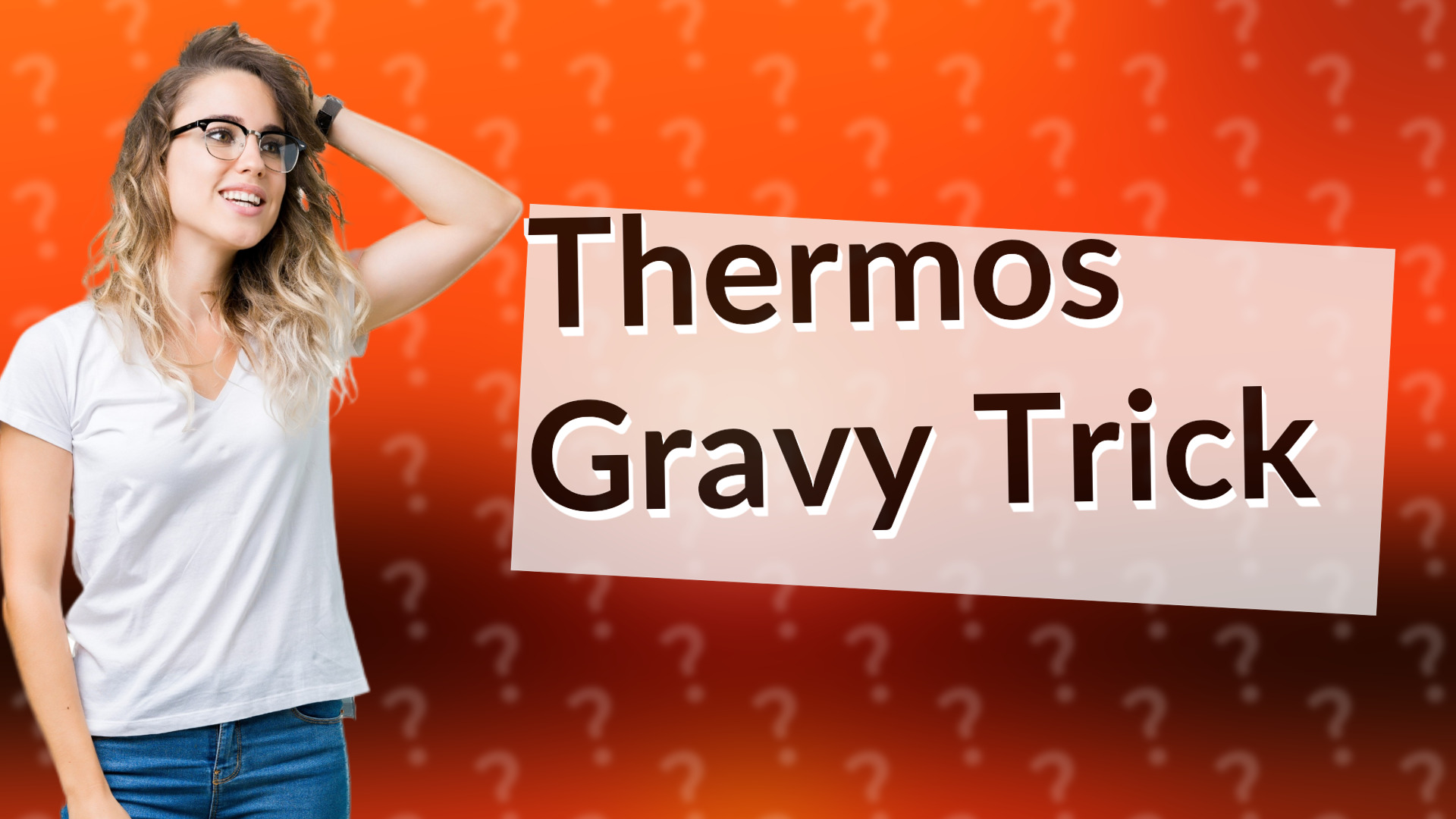 Thermos Gravy Trick