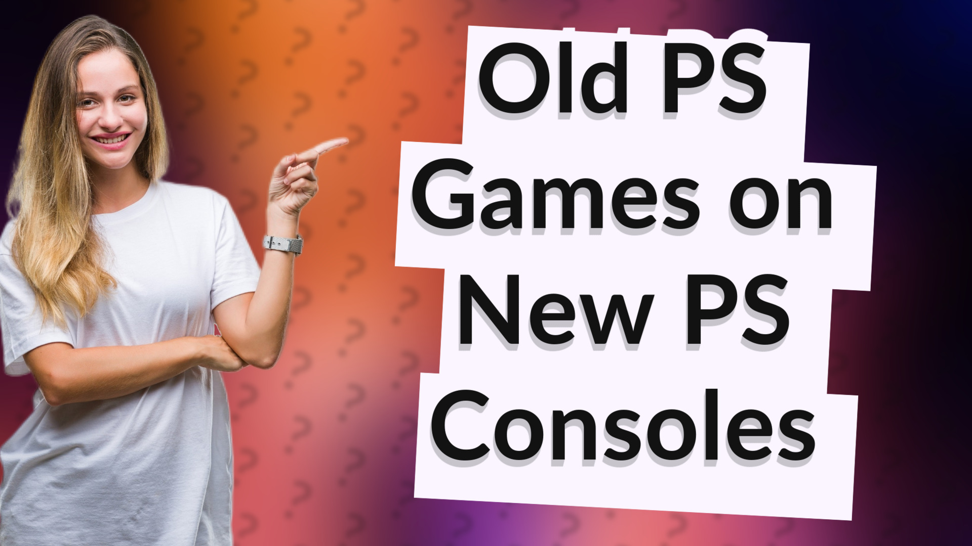 Old PS Games on New PS Consoles