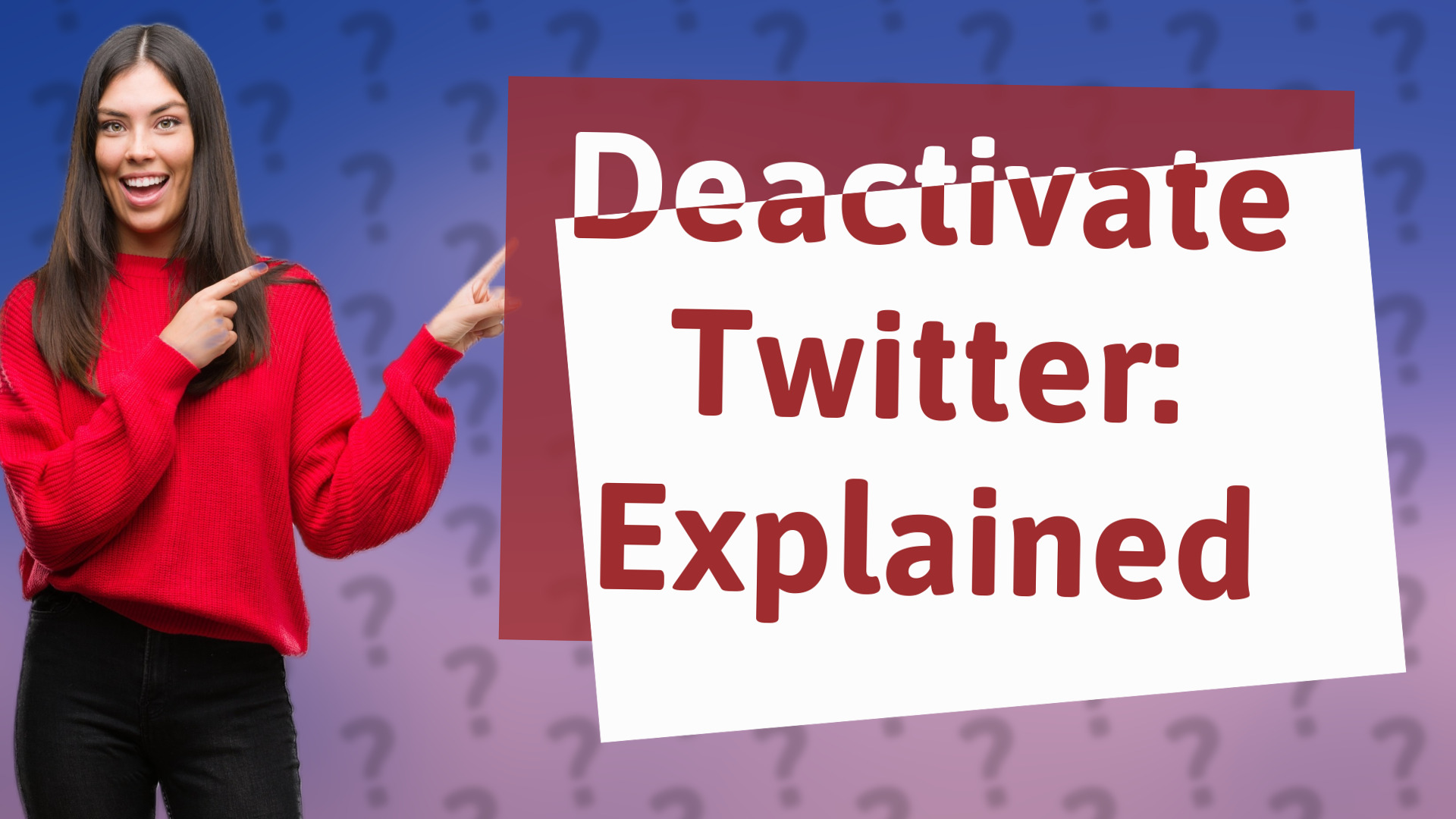 Deactivate Twitter: Explained