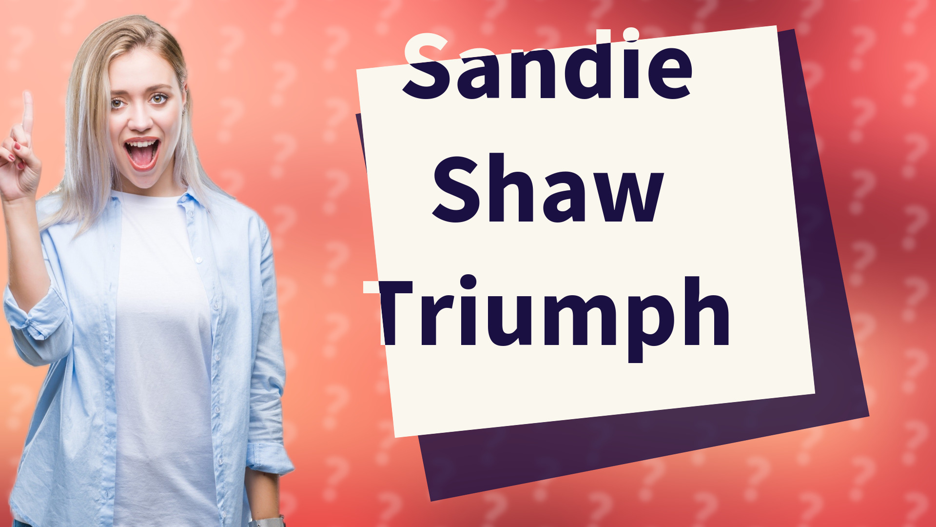 Sandie Shaw Triumph
