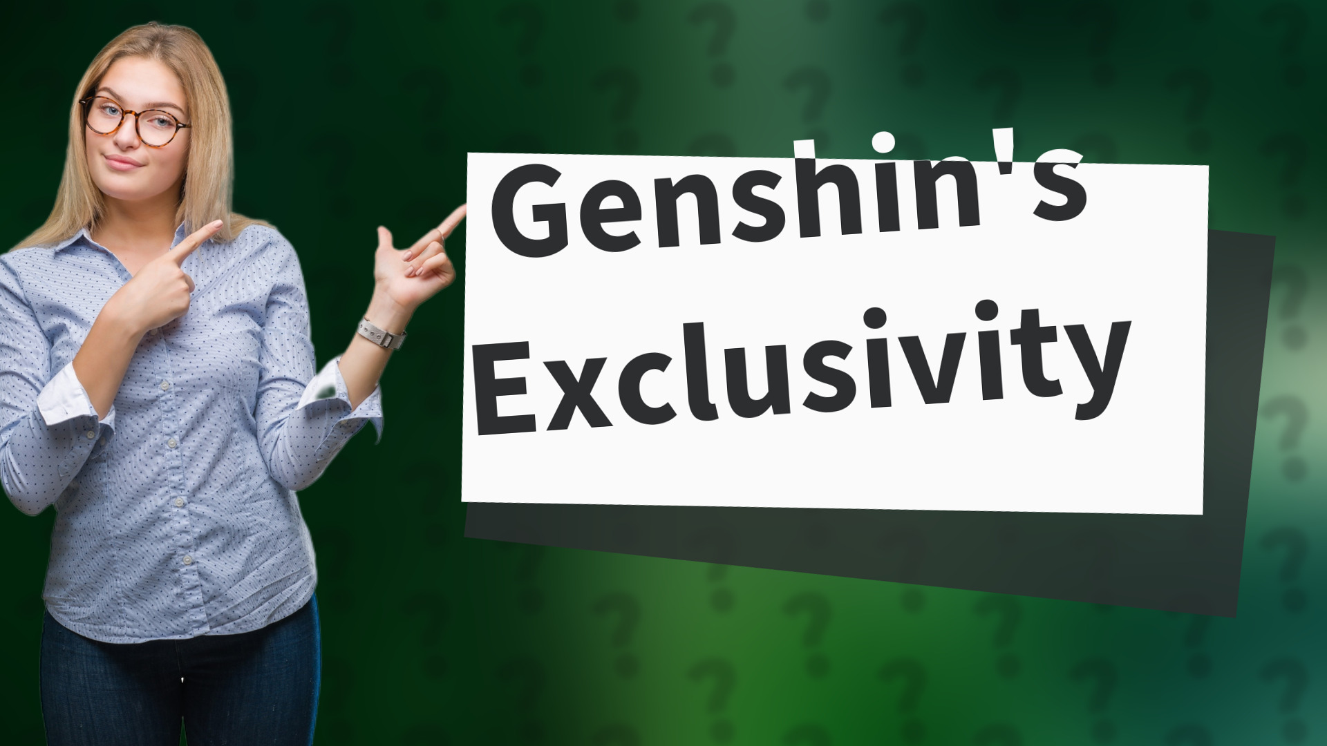 Genshin's Exclusivity