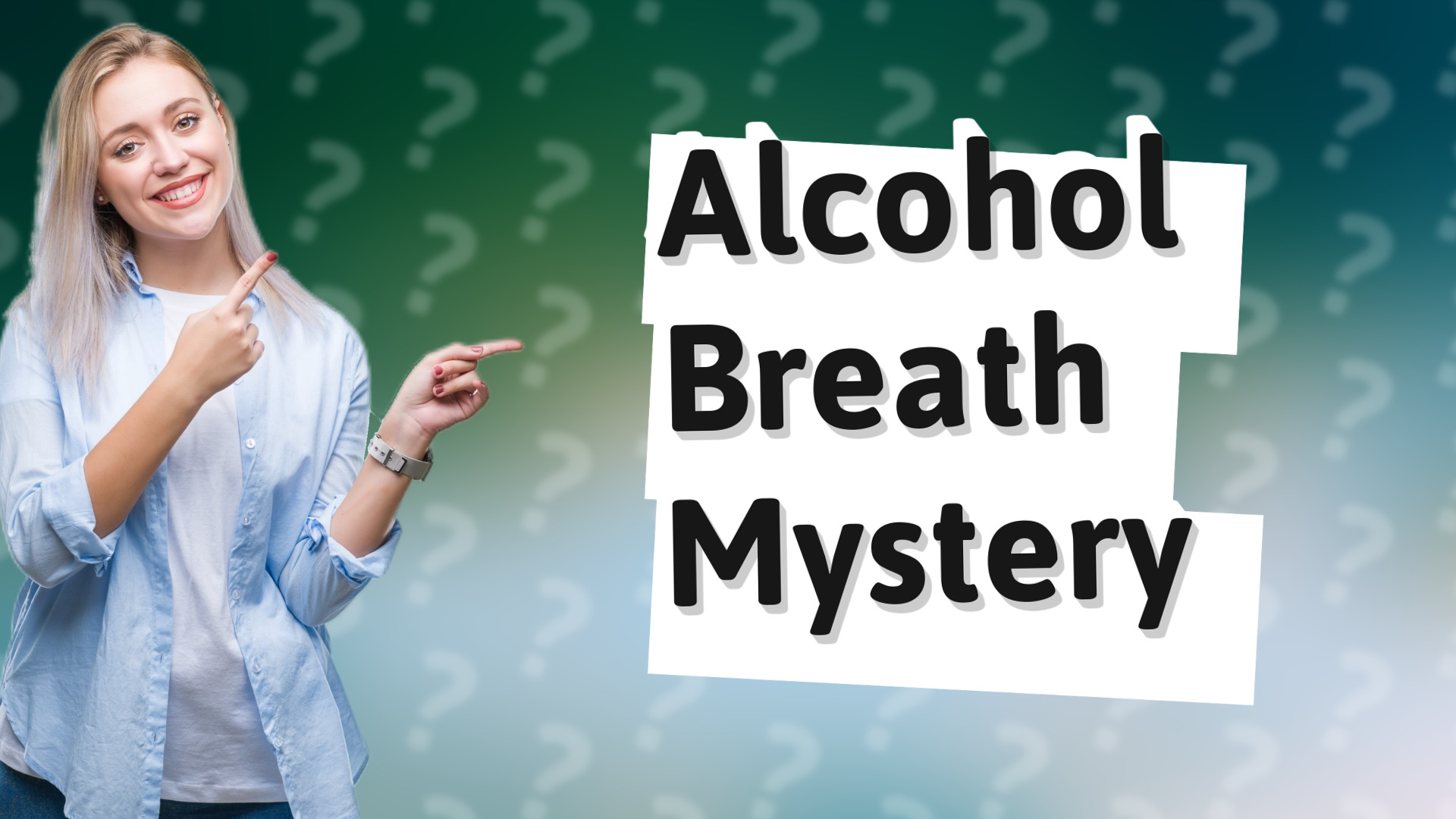 Alcohol Breath Mystery