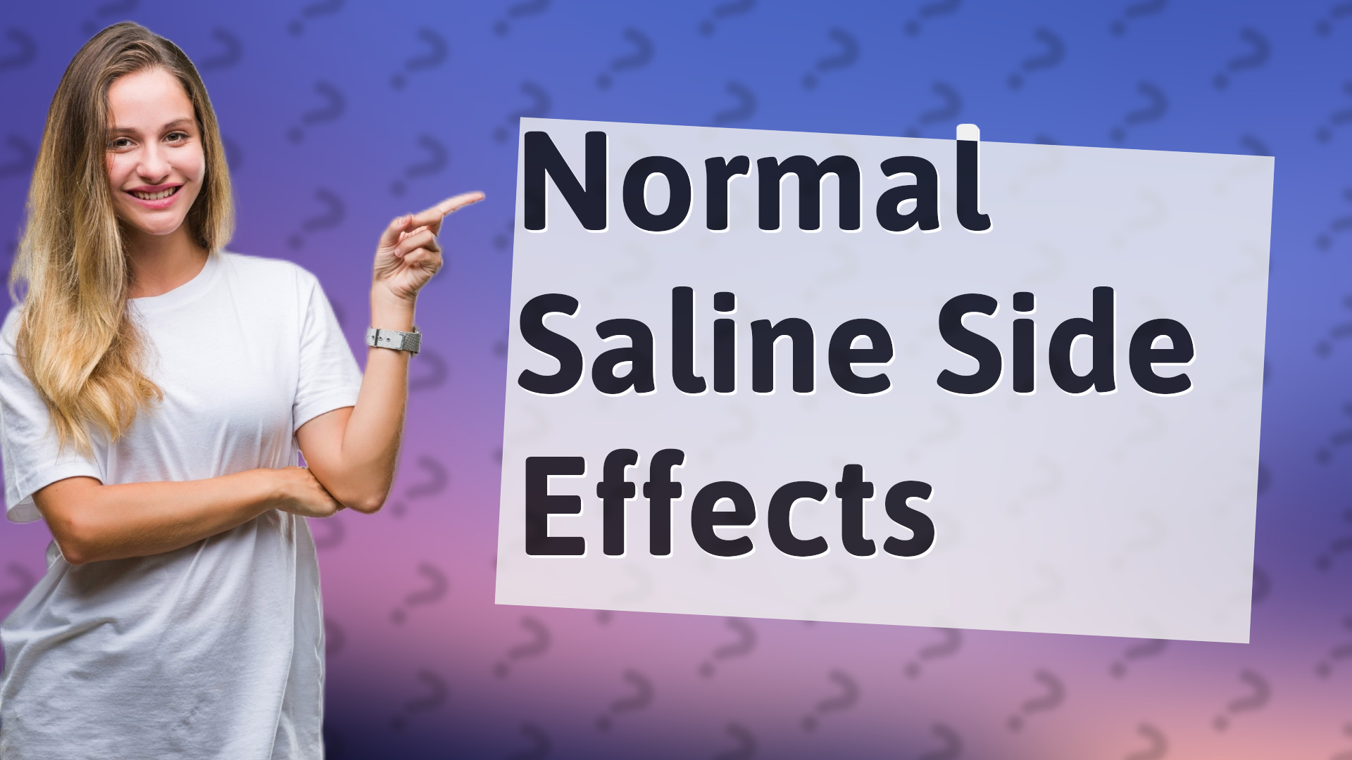Normal Saline Side Effects