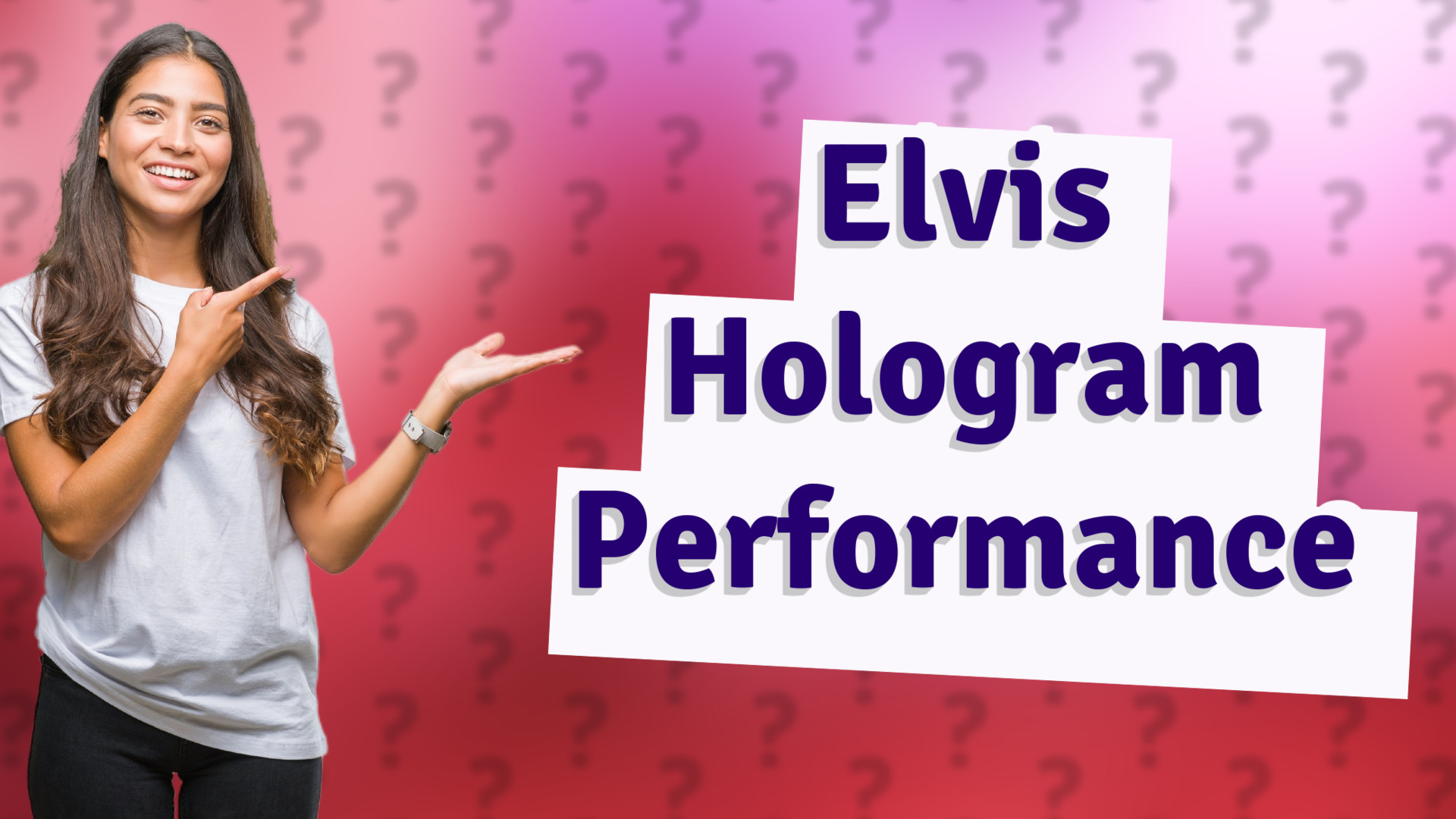 Elvis Hologram Performance