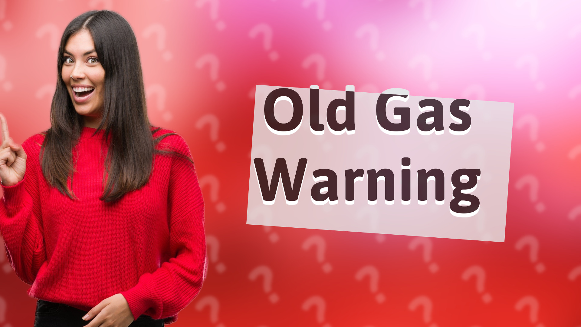 Old Gas Warning