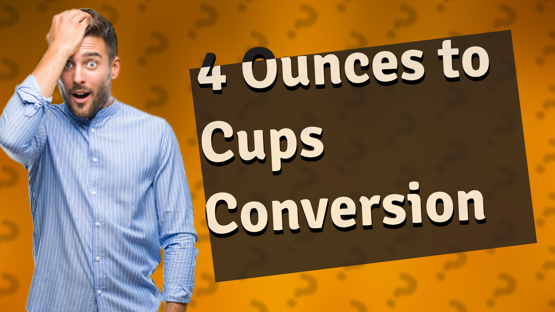 4 Ounces to Cups Conversion