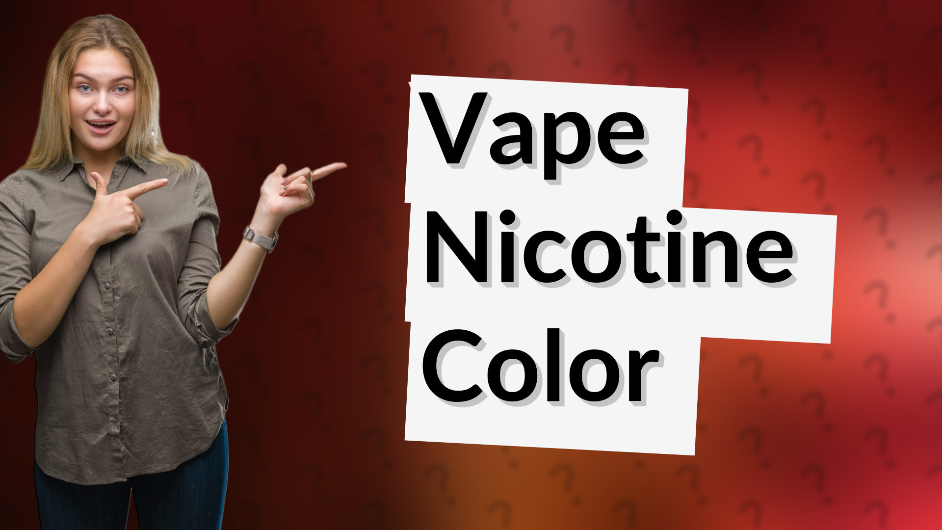 Vape Nicotine Color