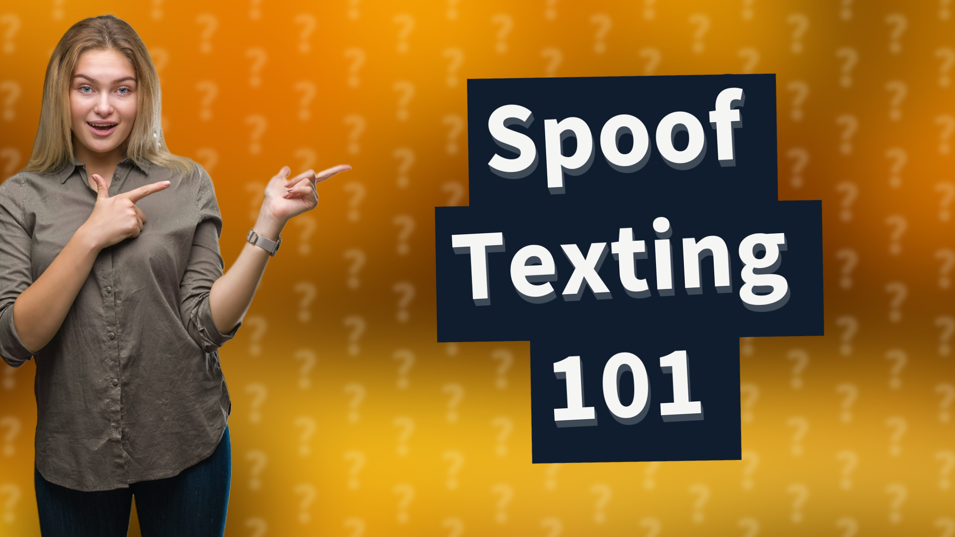 Spoof Texting 101