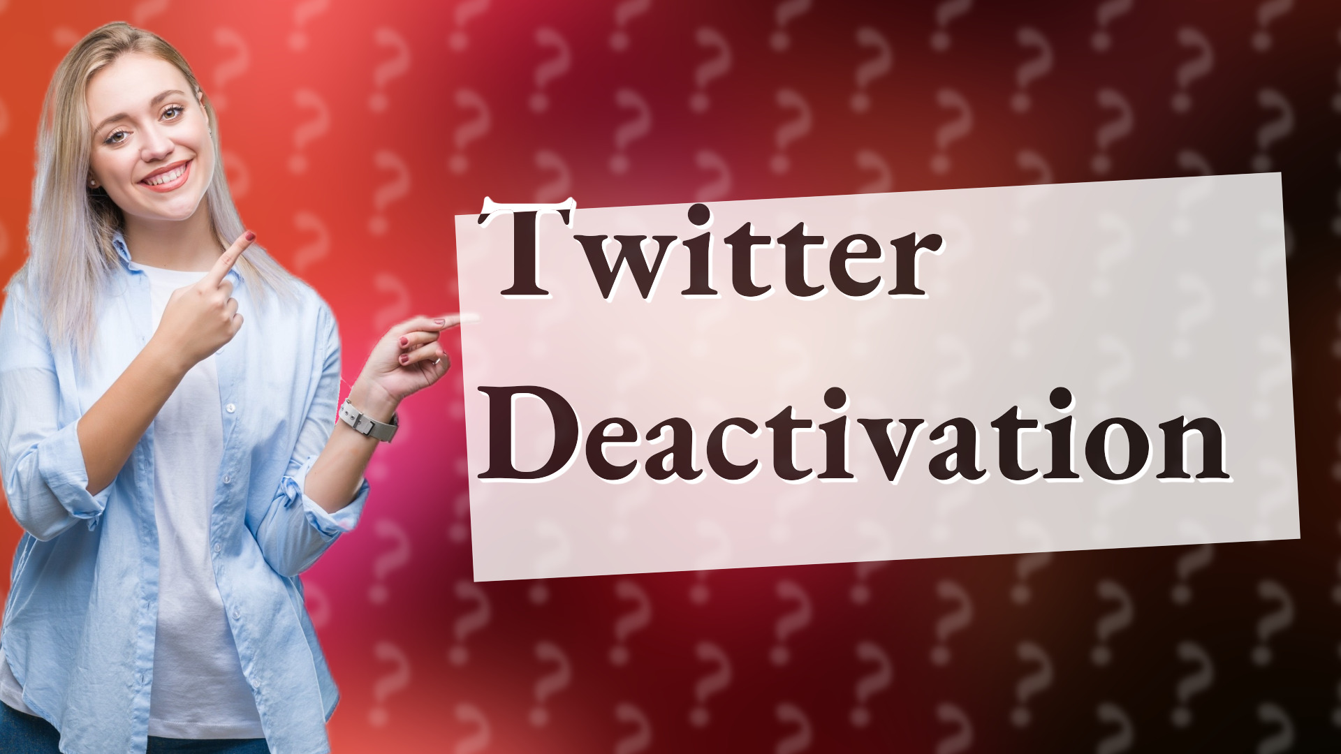 Twitter Deactivation