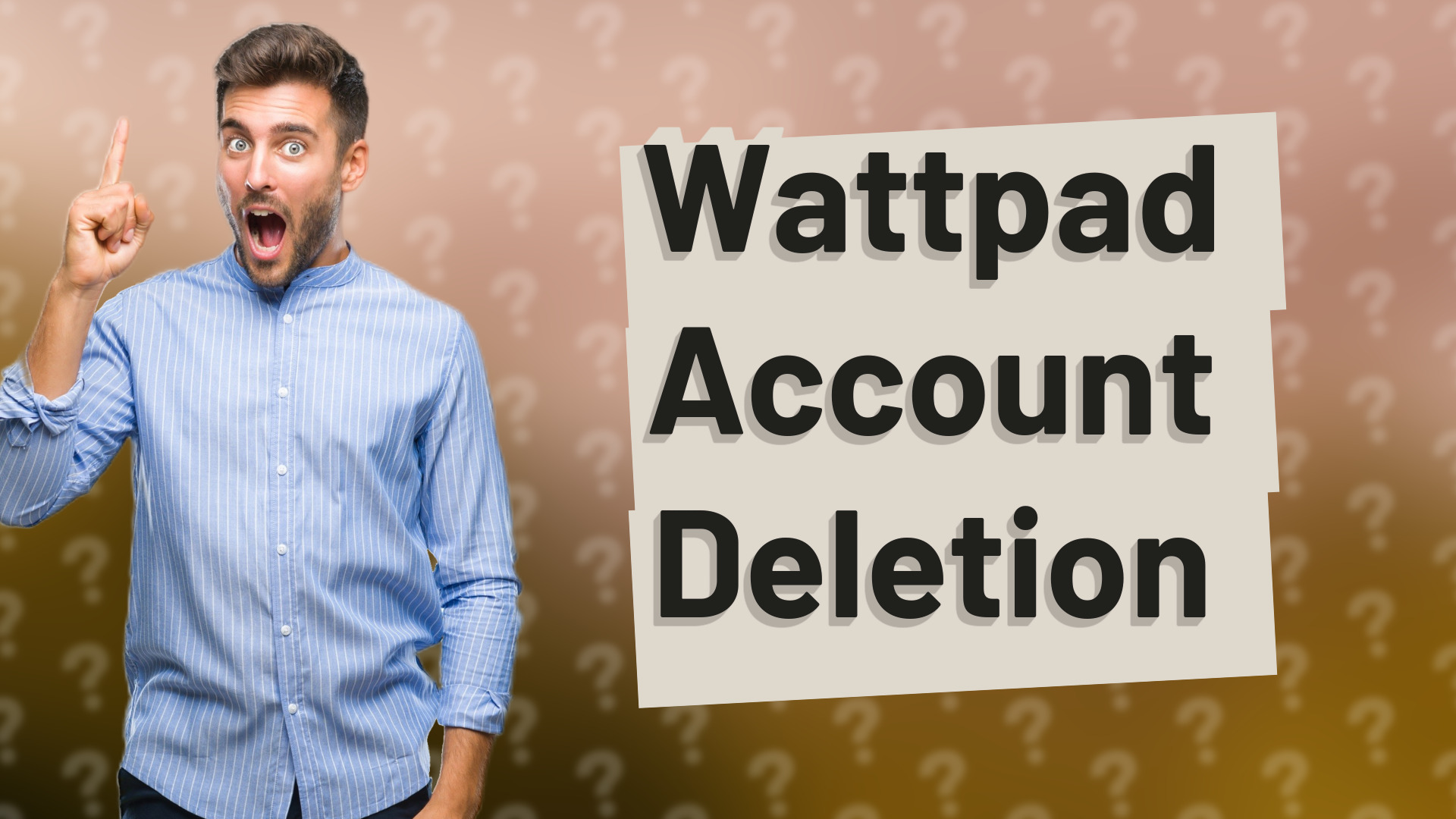 Wattpad Account Deletion