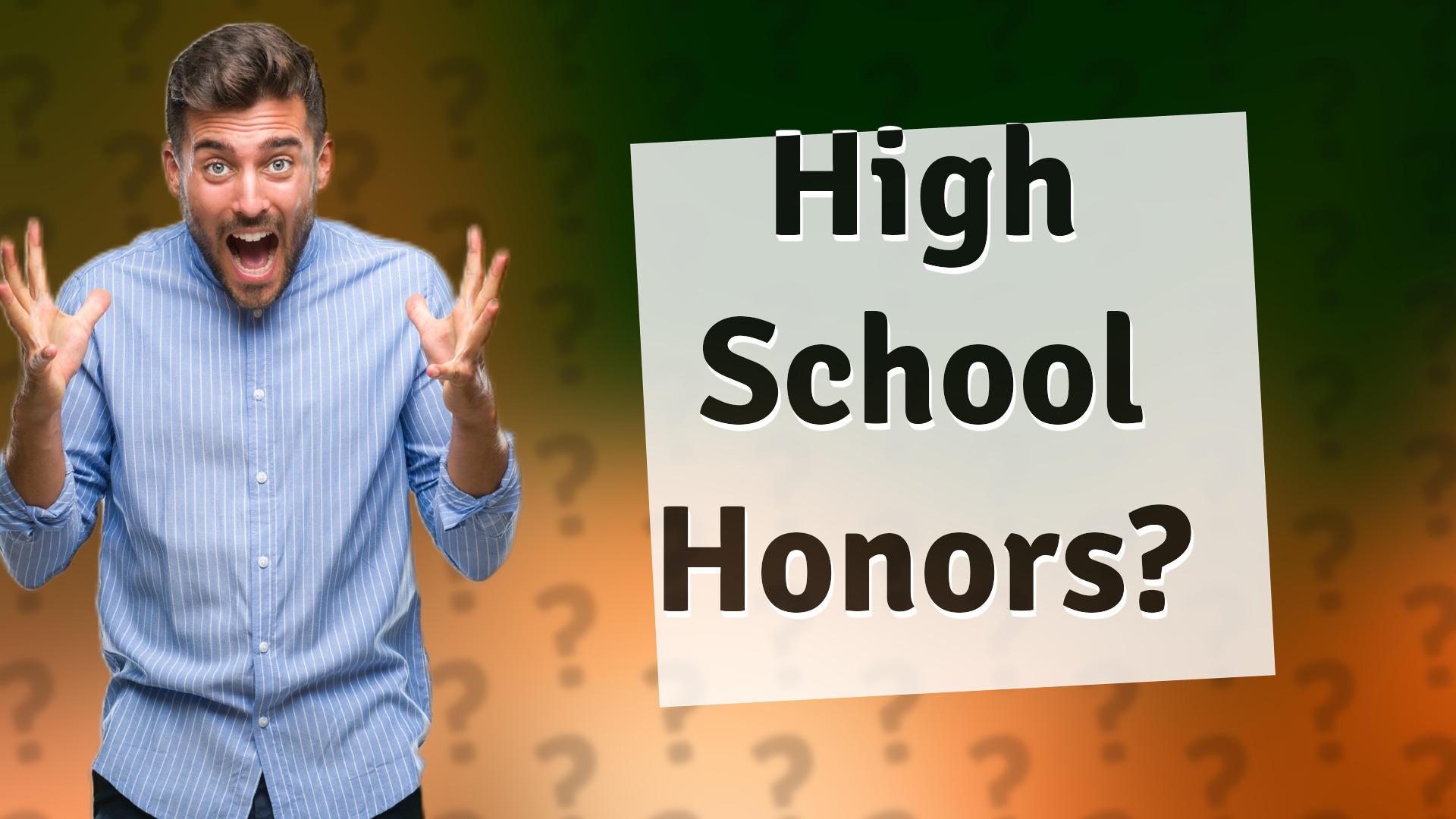 High School Honors?