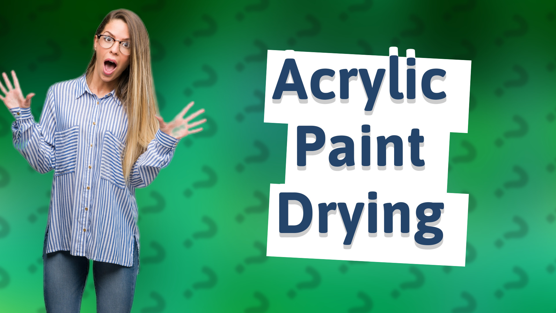 Acrylic Paint Drying
