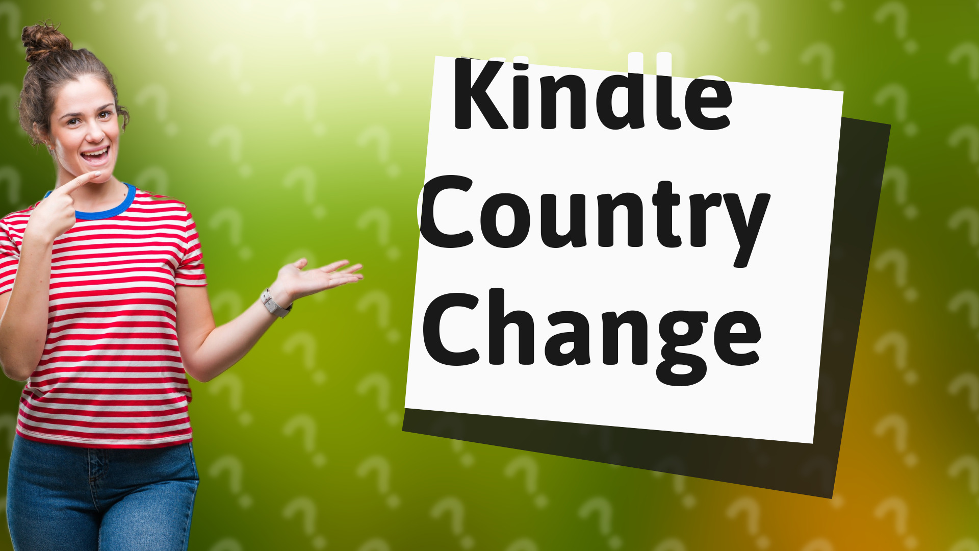 Kindle Country Change