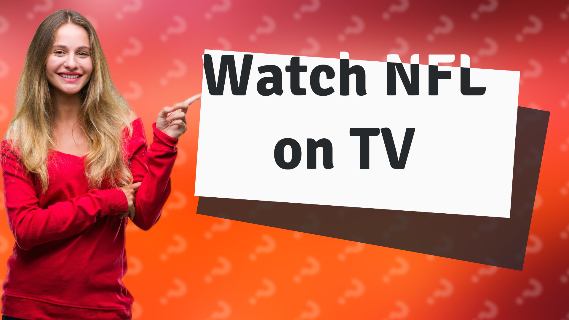 Watch NFL on TV
