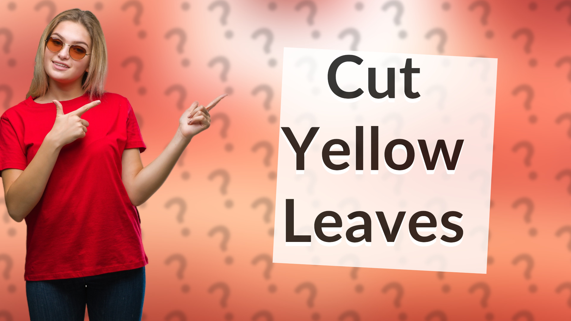 Cut Yellow Leaves