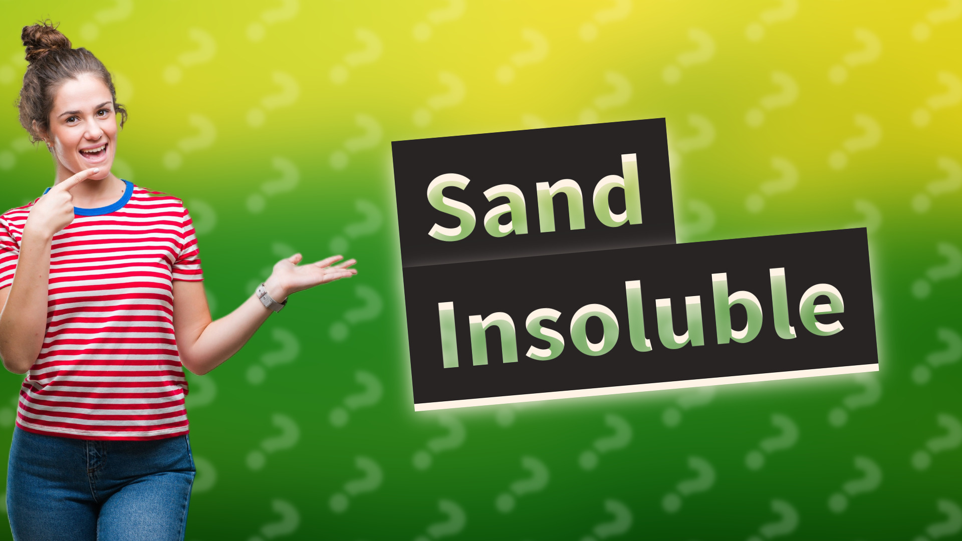 Sand Insoluble