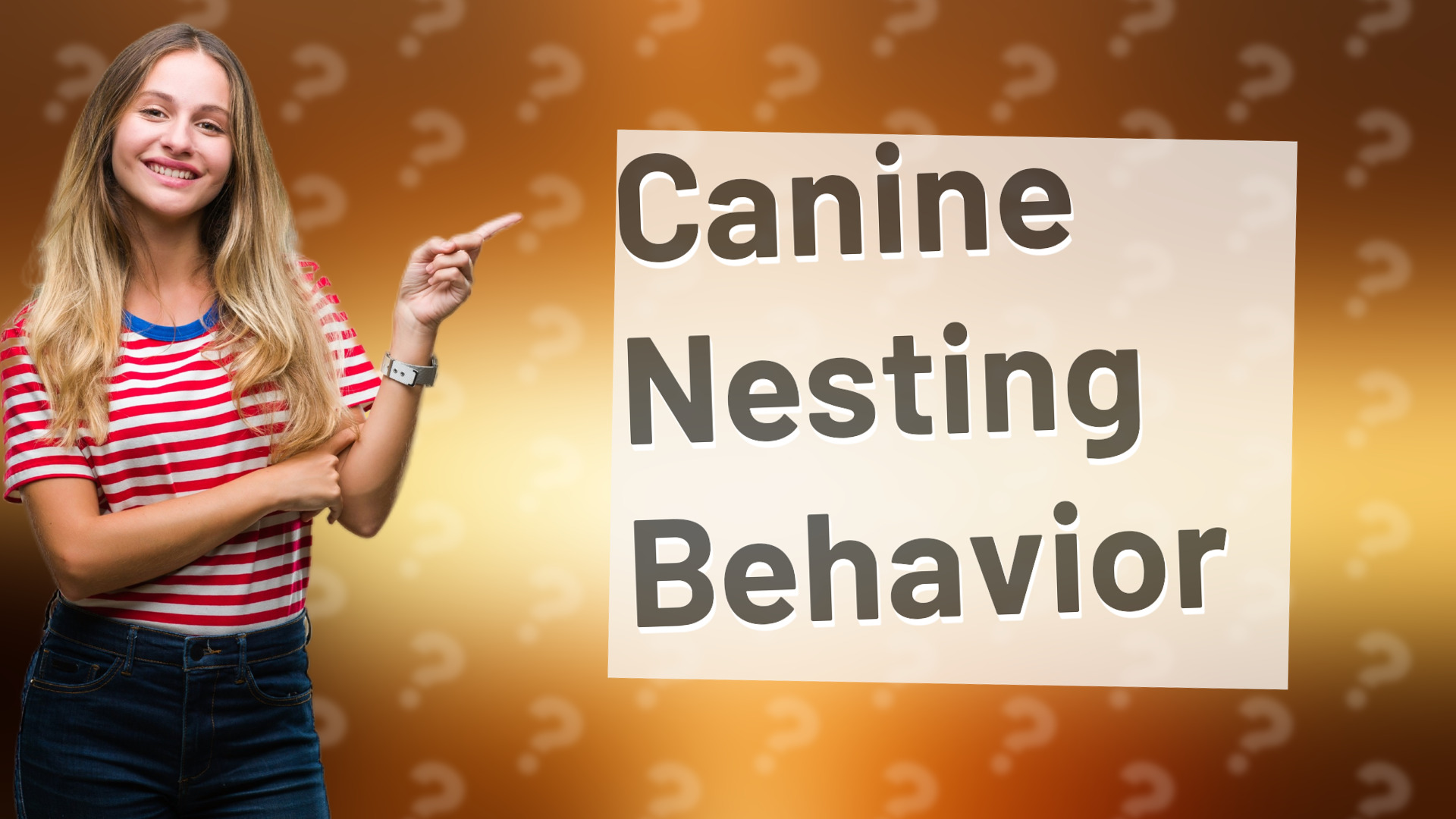 Canine Nesting Behavior
