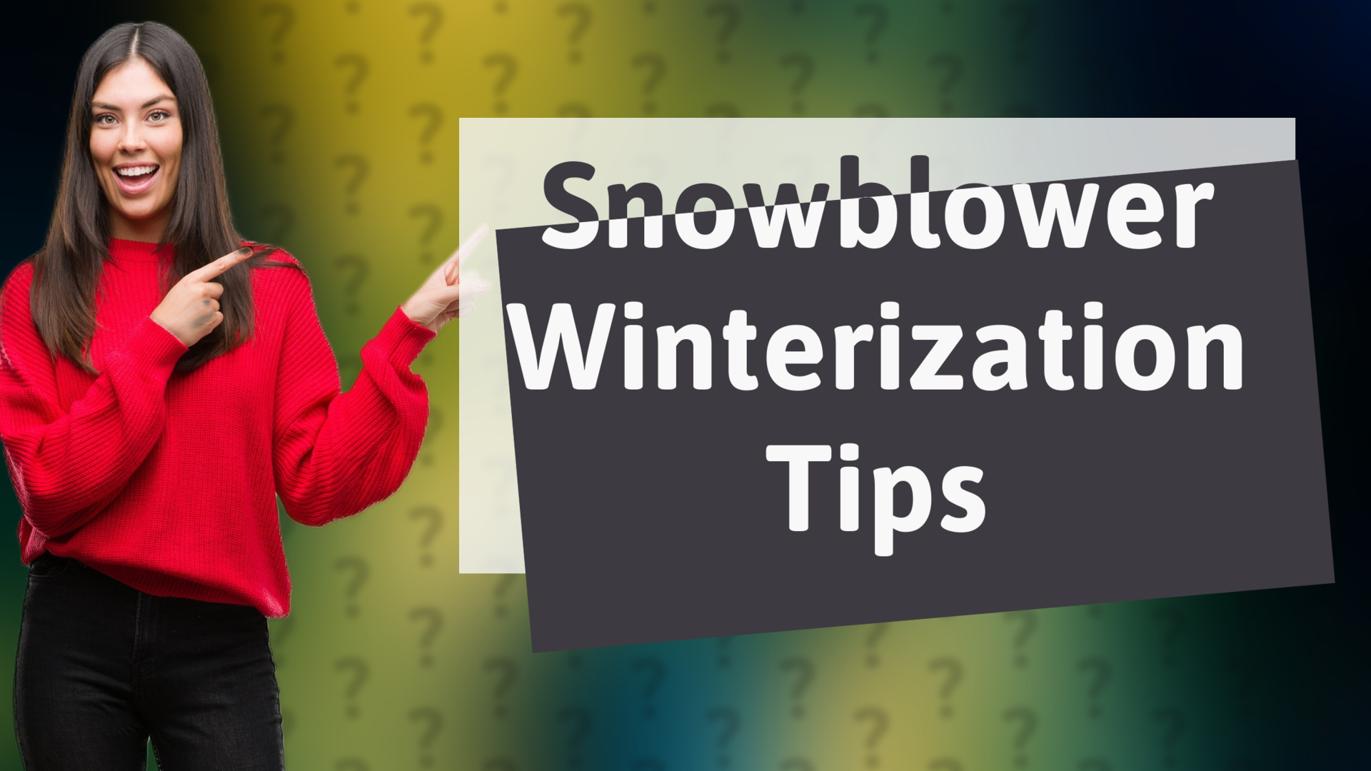 Snowblower Winterization Tips
