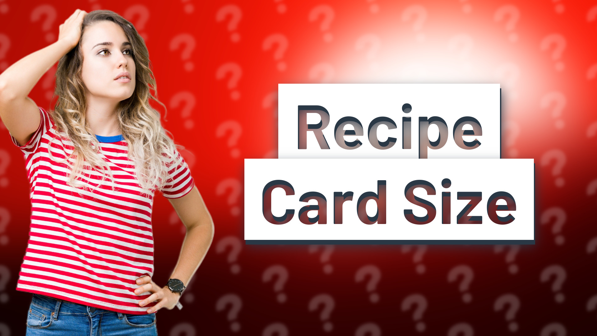 Recipe Card Size