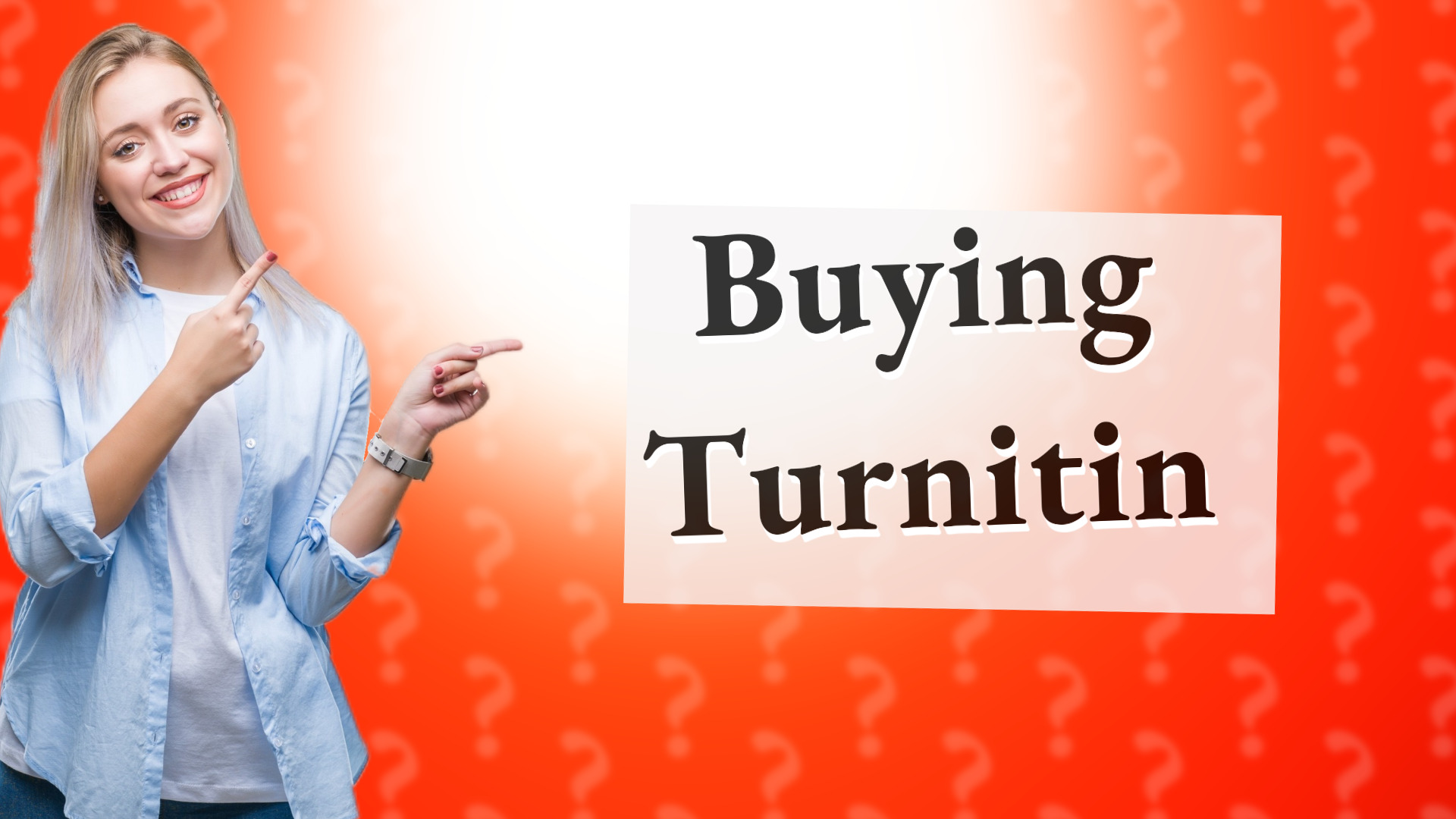 Buying Turnitin