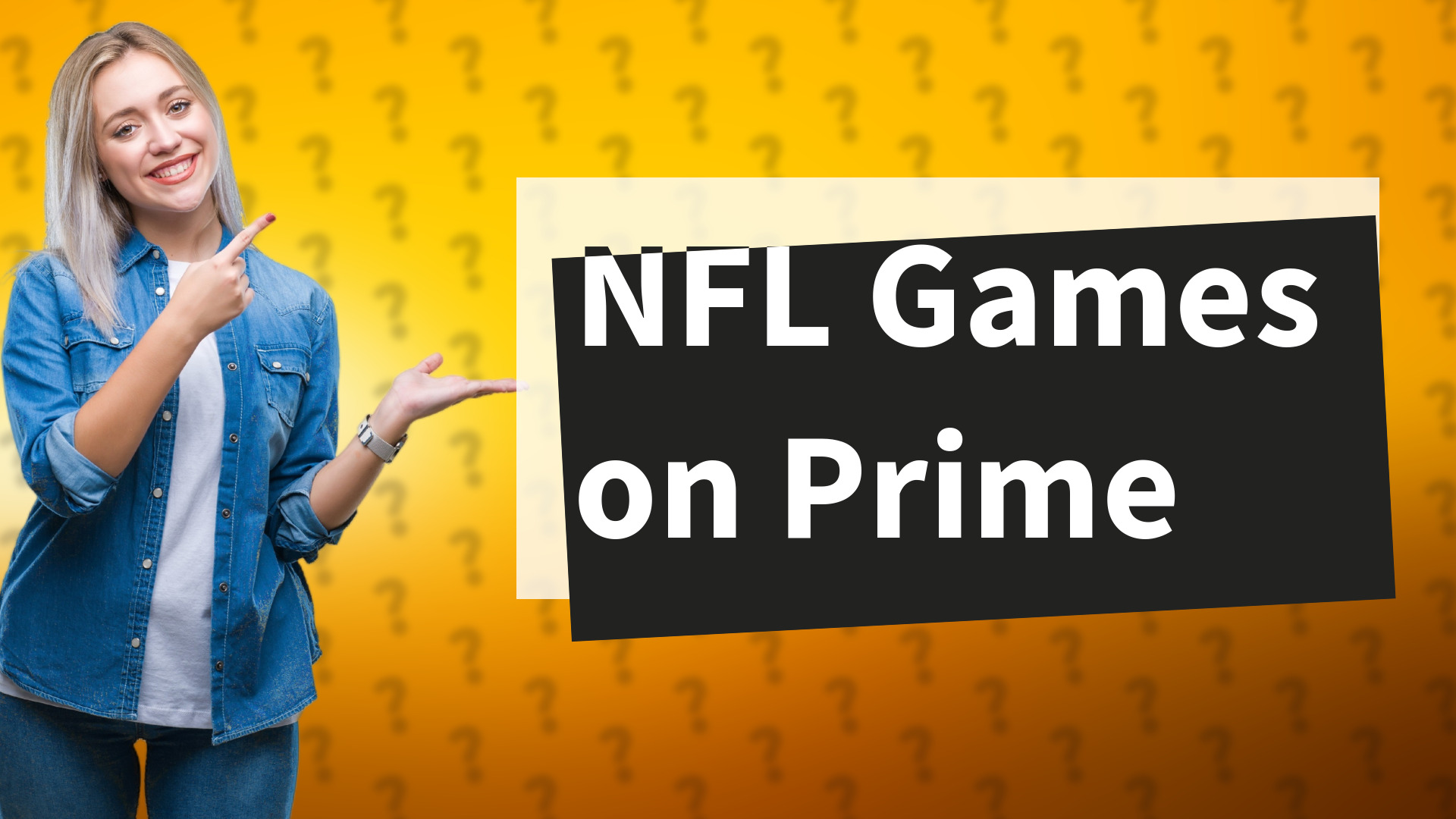 NFL Games on Prime