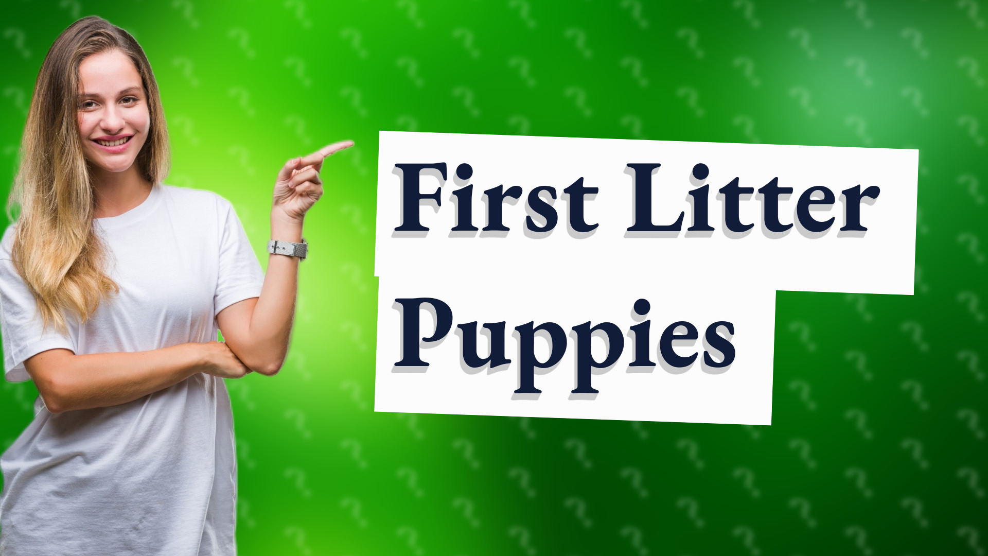 First Litter Puppies
