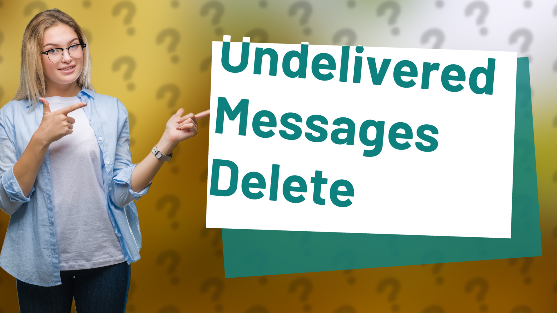 Undelivered Messages Delete