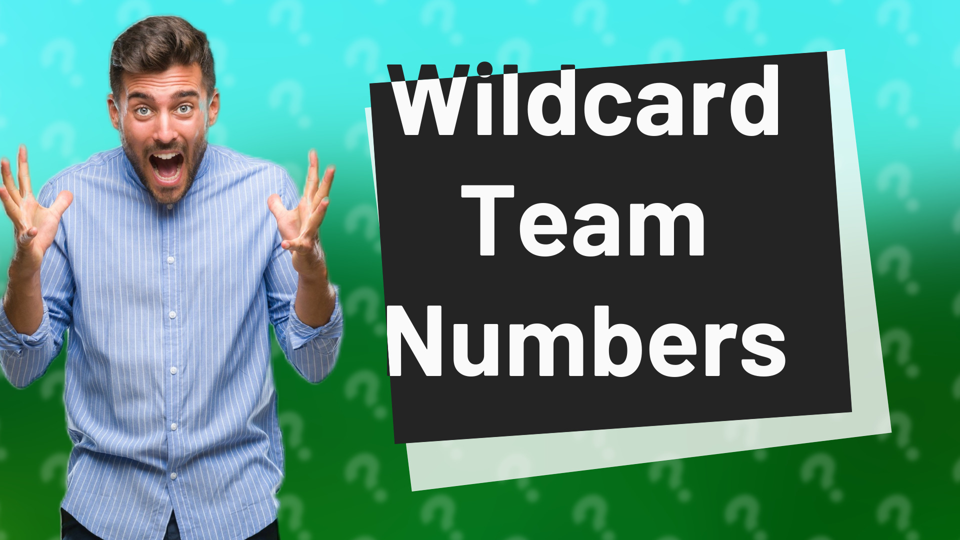 Wildcard Team Numbers