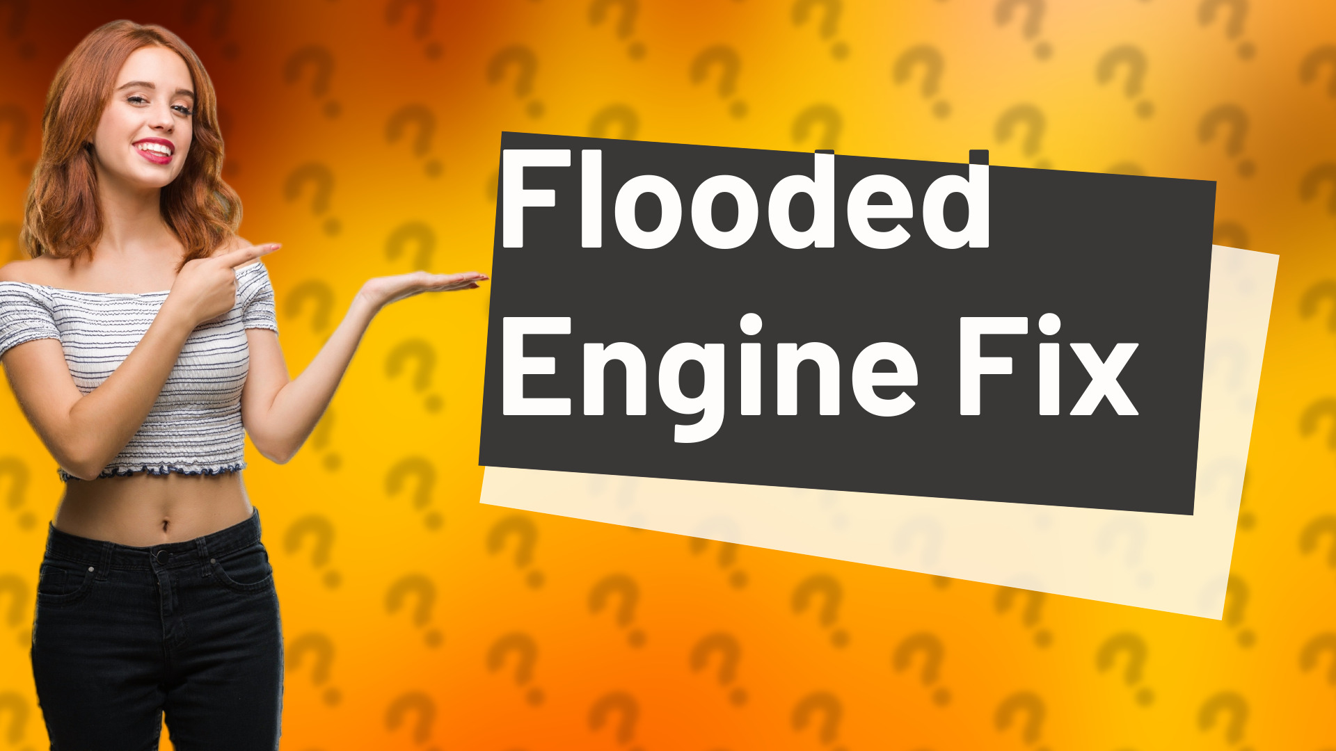Flooded Engine Fix