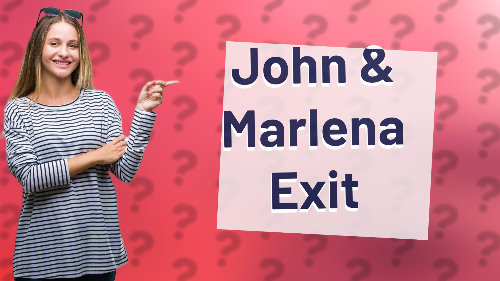 John & Marlena Exit