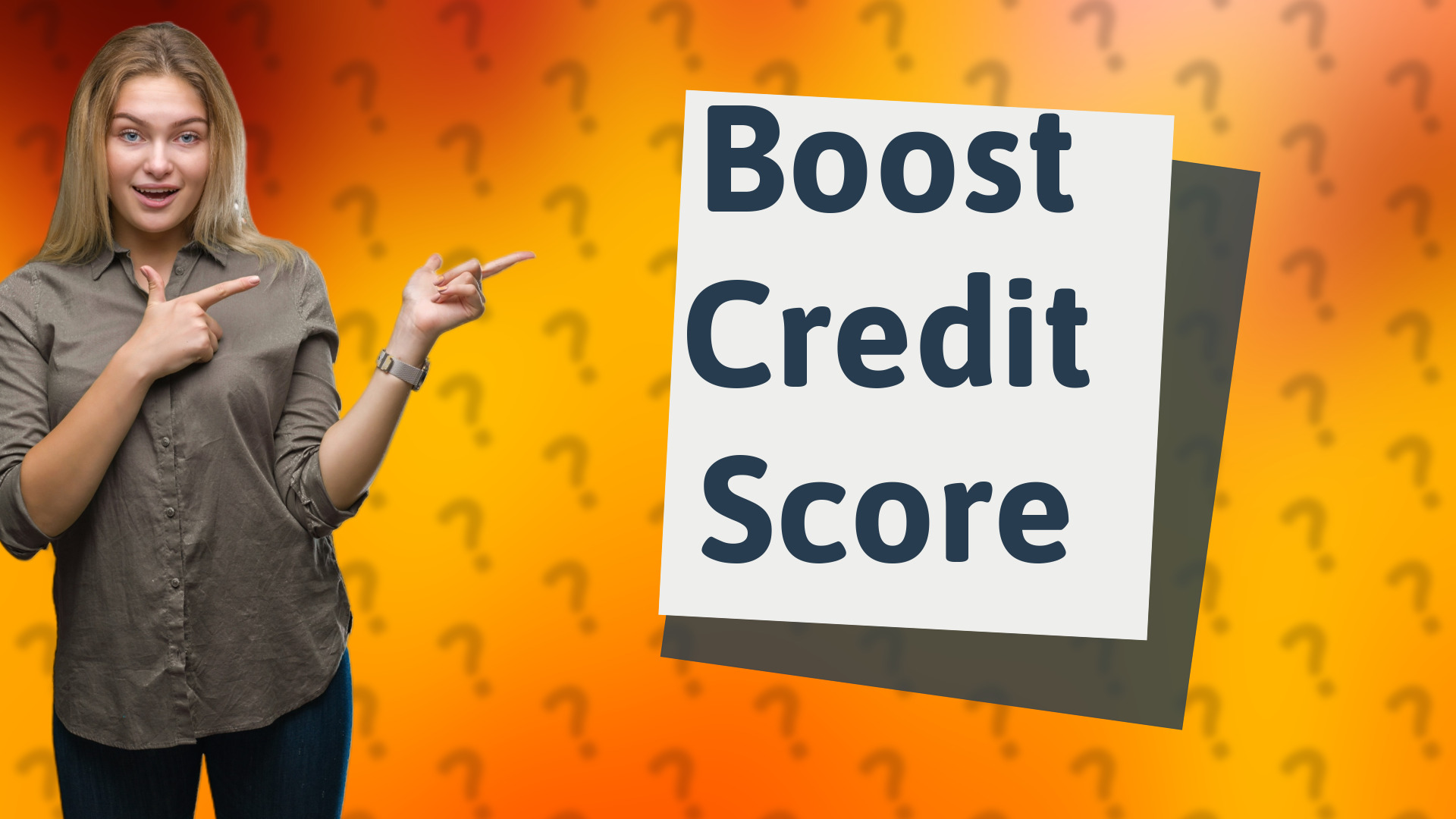 Boost Credit Score