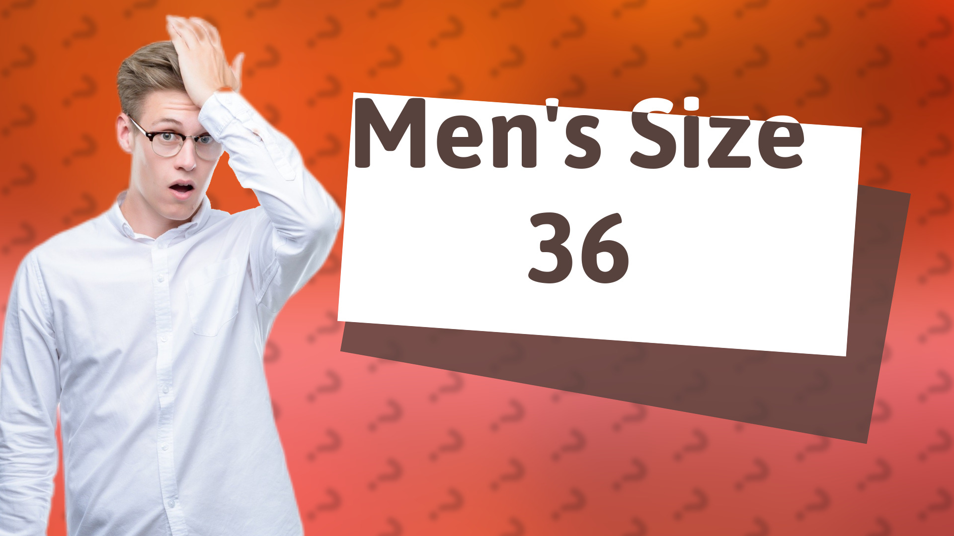 Men's Size 36
