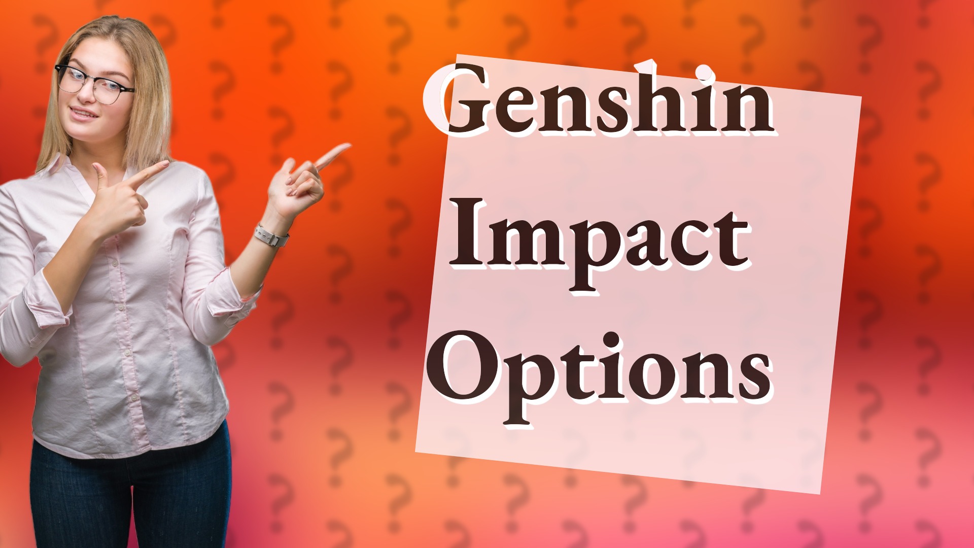 Genshin Impact Options
