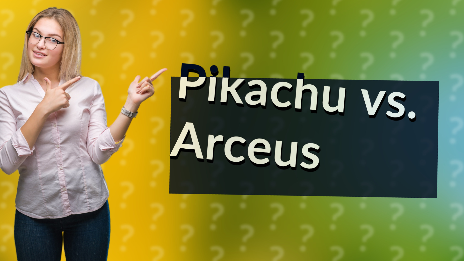 Pikachu vs. Arceus