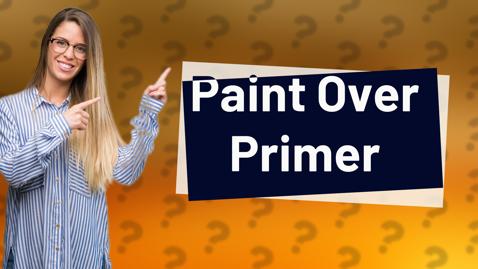 Paint Over Primer