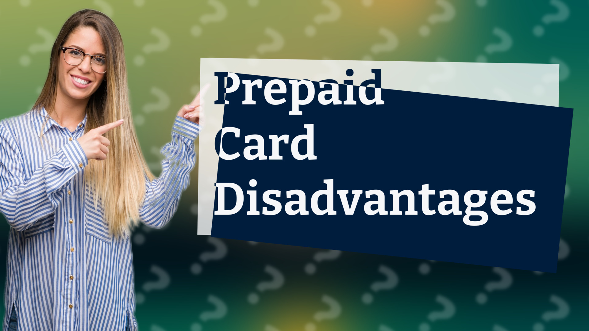 Prepaid Card Disadvantages