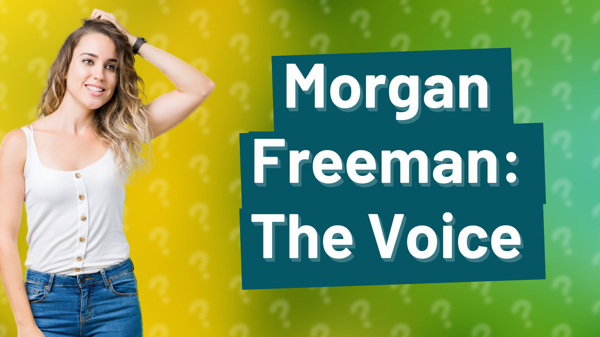 Morgan Freeman: The Voice
