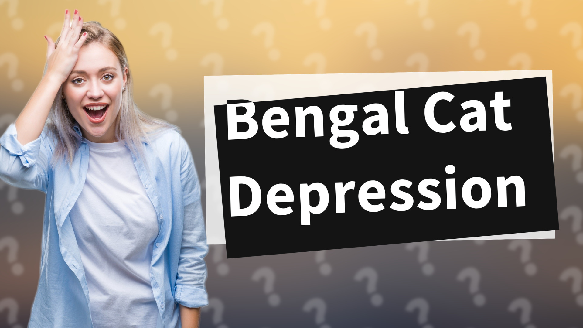 Bengal Cat Depression