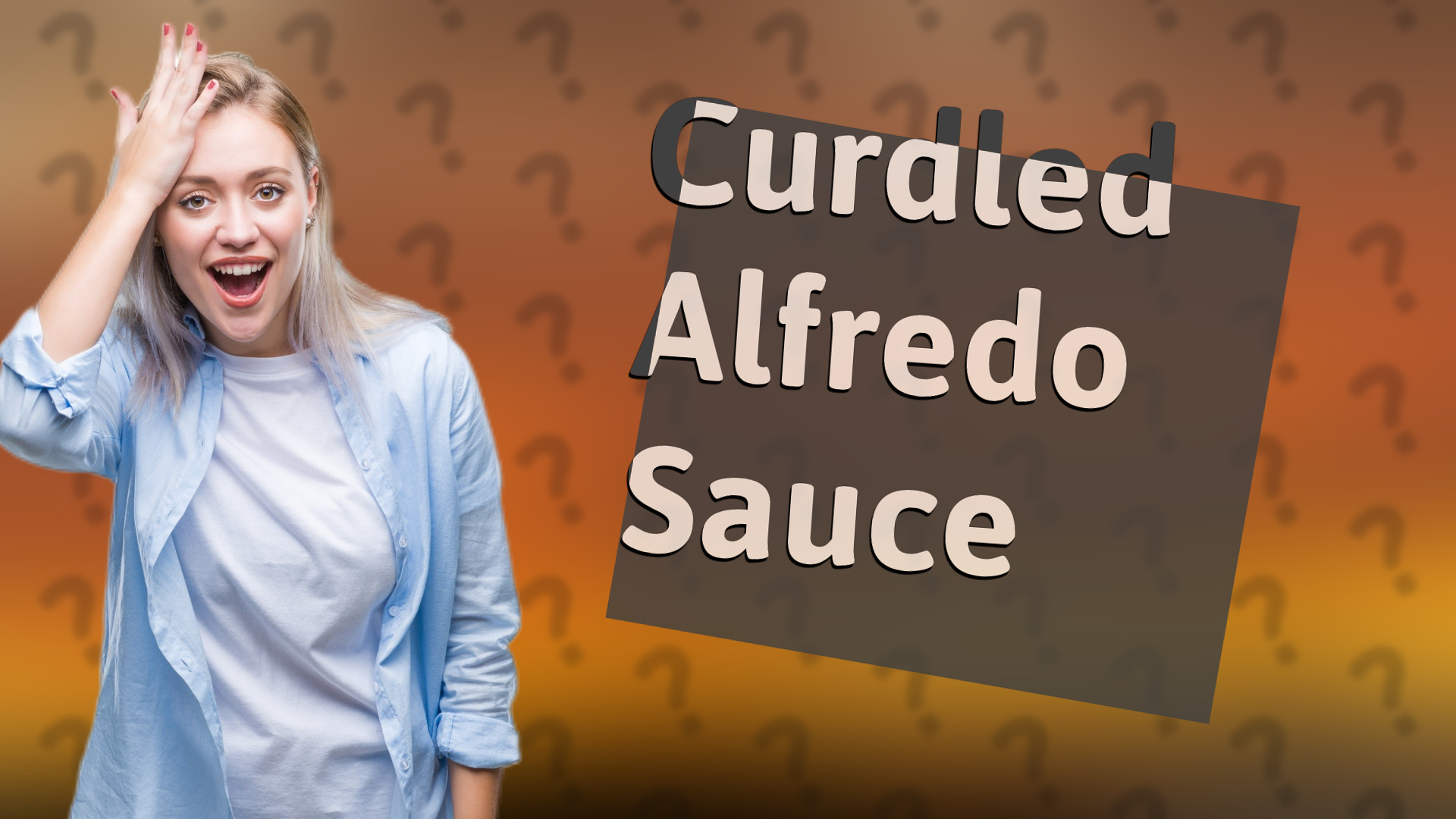 Curdled Alfredo Sauce