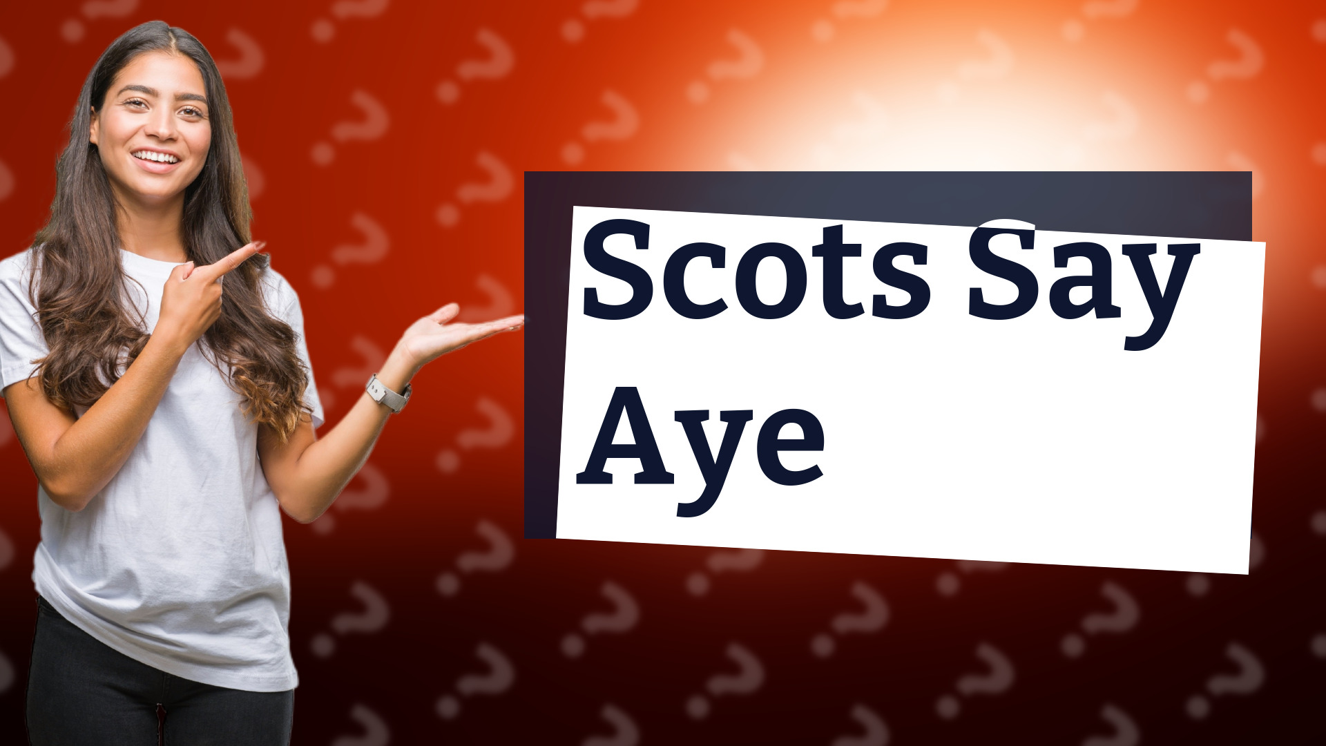Scots Say Aye