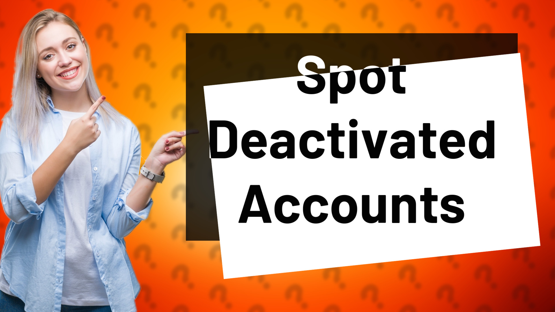 Spot Deactivated Accounts