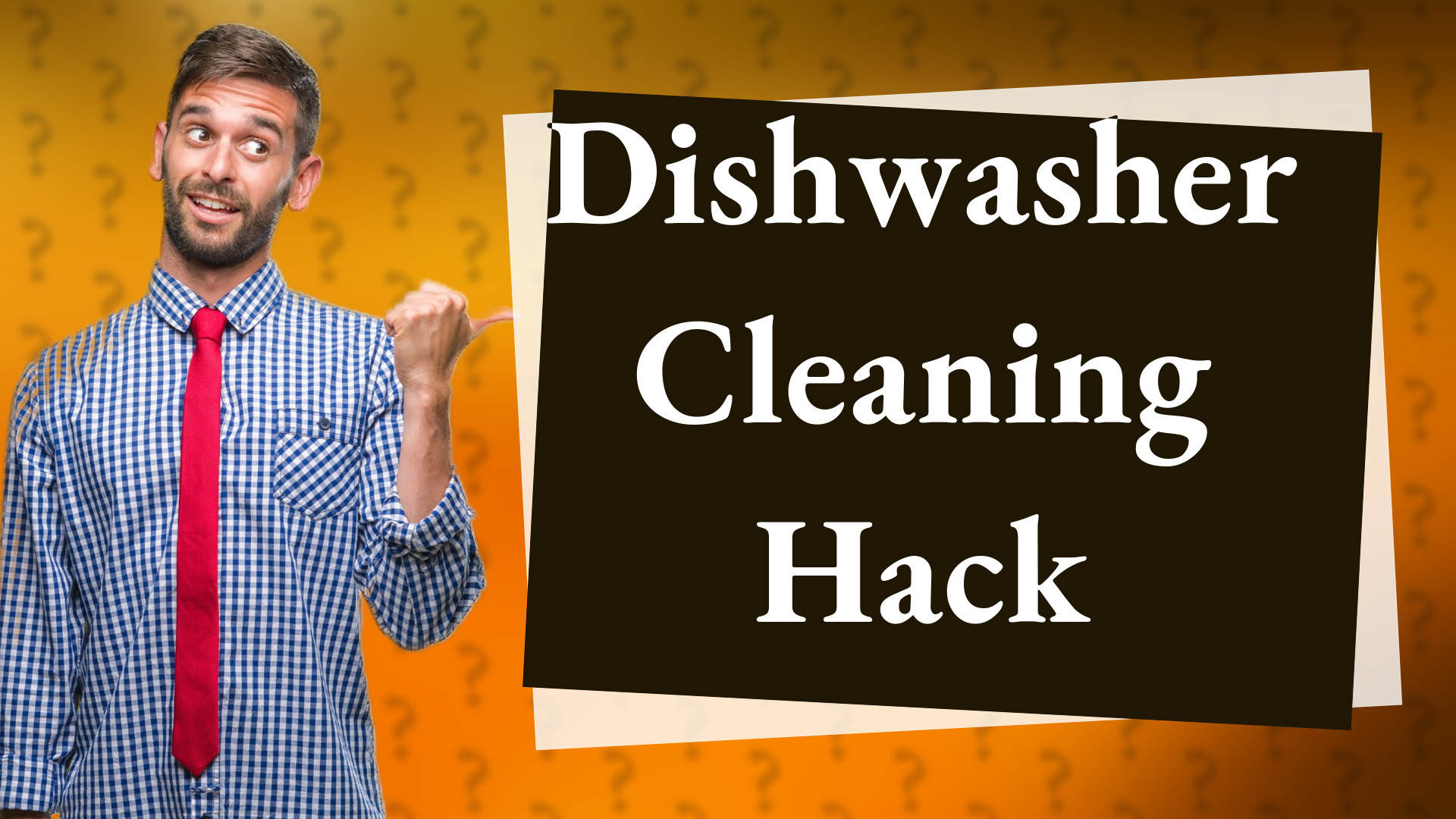 Dishwasher Cleaning Hack