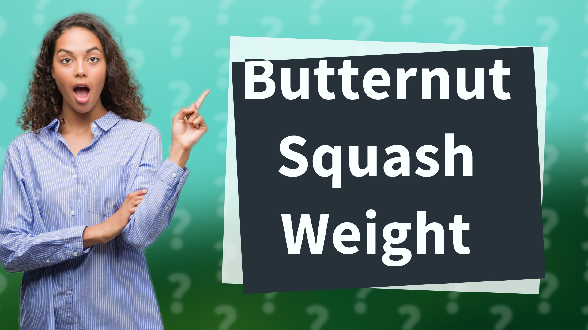 Butternut Squash Weight