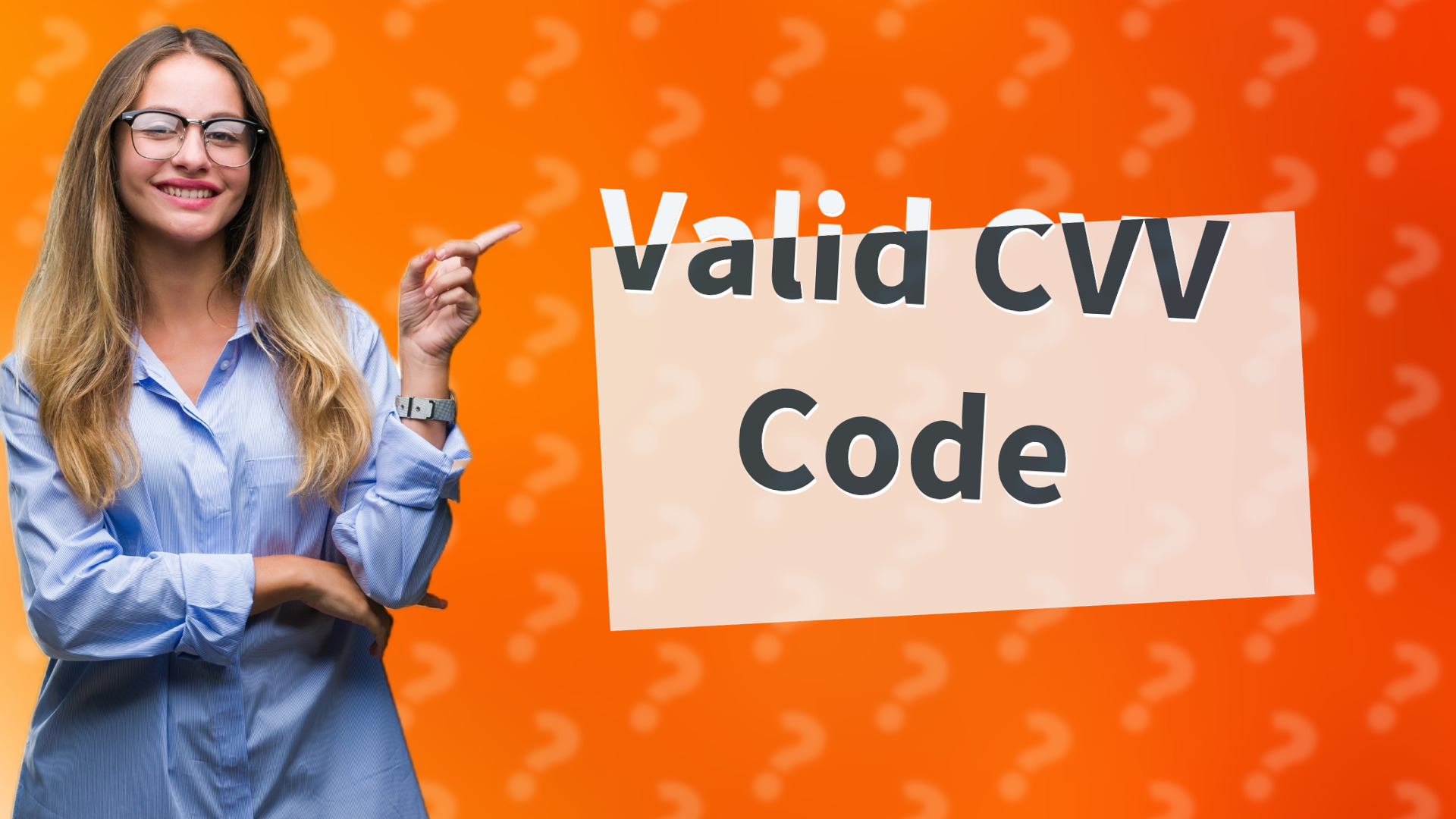 Valid CVV Code