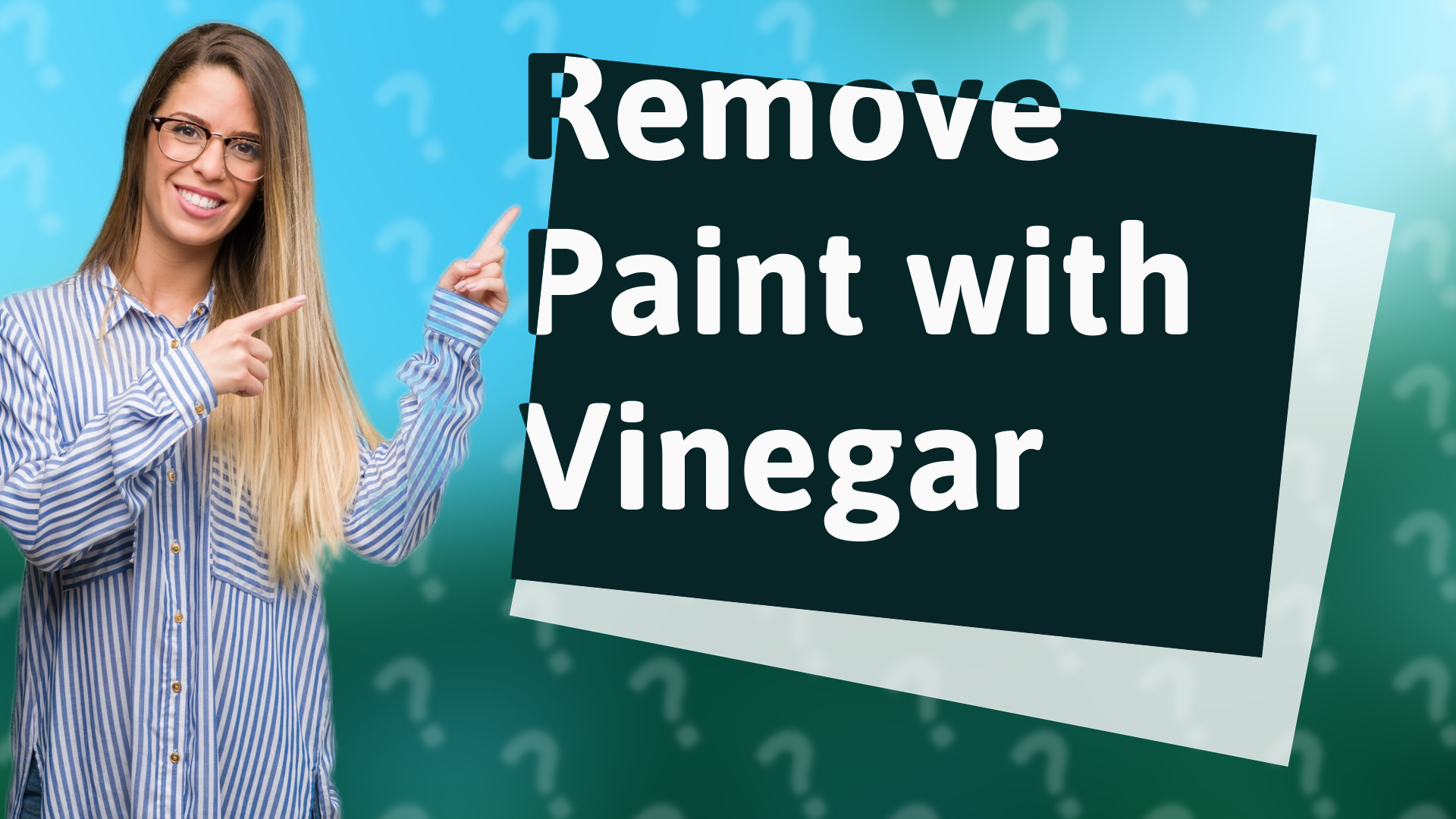 Remove Paint with Vinegar
