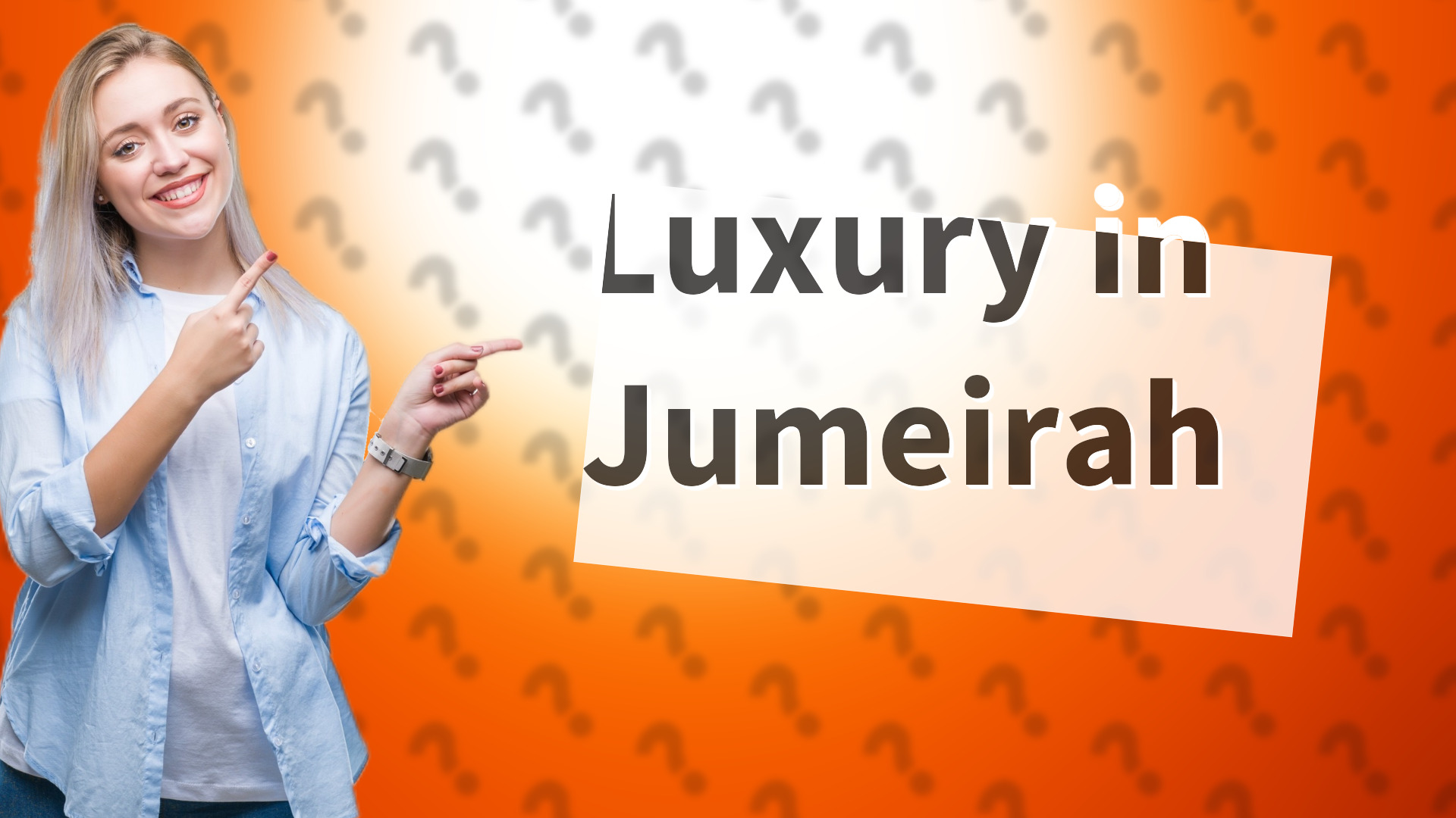 Luxury in Jumeirah