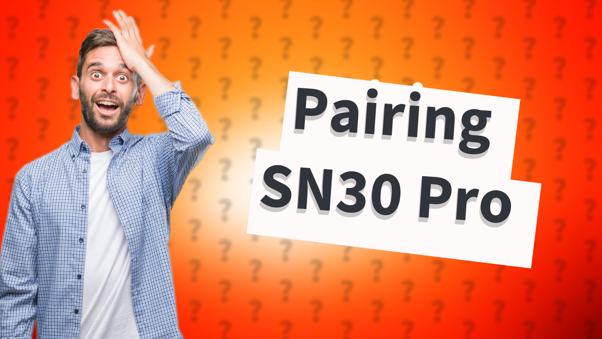 Pairing SN30 Pro