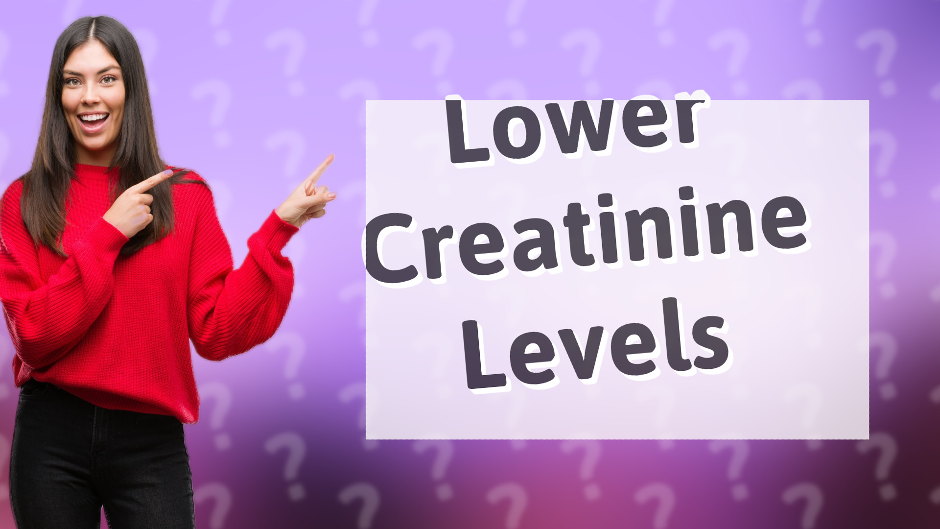 Lower Creatinine Levels