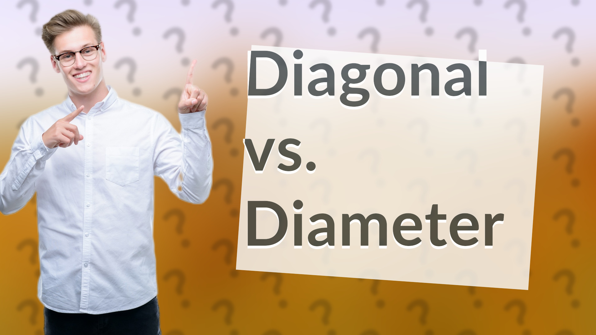 Diagonal vs. Diameter